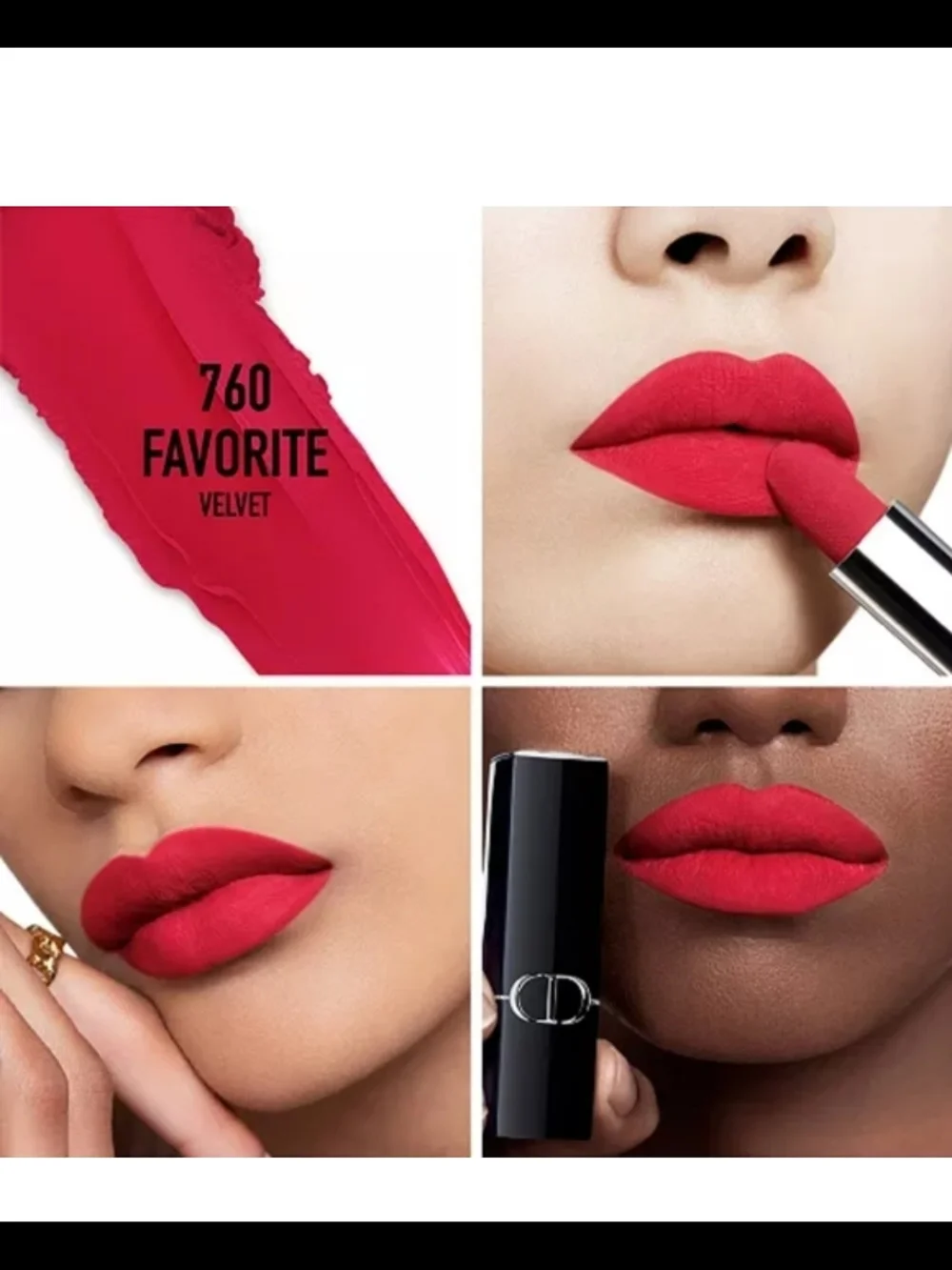 NWT Dior Lipstick Refillable Lipstick In 760 ✨FREE GIFT ✨